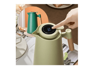 Garrafa Térmica com Termômetro Digital de 1 Litro Café Chá